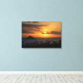Tropische Zonsopkomst op Canvas (Insitu (Houten vloer))