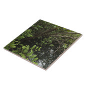 Tropische zoutvijver tegeltje (Zijkant)