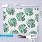 Tropische zwarte bladfoto Griekenland Tissuepapier (Craft)