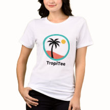 TropiTee-logo – Palmsilhouet