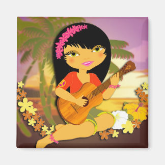 TROPOGIRL Ukulele Magneet