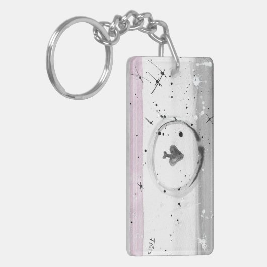 TROS Asexual (Ace) pride sleutelhanger (Voorkant Links)