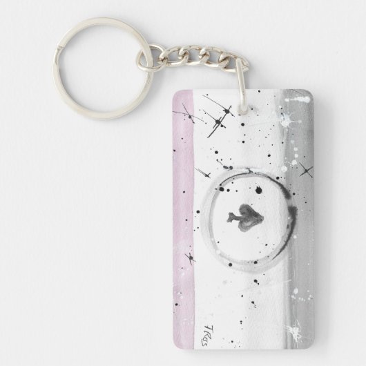 TROS Asexual (Ace) pride sleutelhanger (Voorkant)