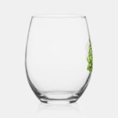 Tros druiven wijnglas zonder voet (Rechts)