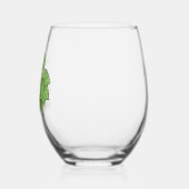 Tros druiven wijnglas zonder voet (Links)