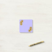Tros Gele Cartoonlelies Post-it® Notes (Op bureau)