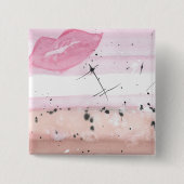 TROS Lipstick Lesbian Pride Button (Voorkant)