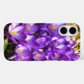 Tros paarse krokussen lente bloemen Case-Mate iPhone case (Achterkant (horizontaal))