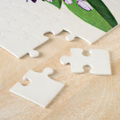 Tros paarse Seringen Legpuzzel (Zijkant)