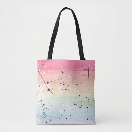 TROS Rainbow Pride LGBT Canvas tas (Voorkant)