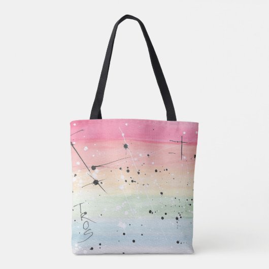 TROS Rainbow Pride LGBT Canvas tas (Achterkant)