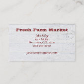 tros rauwe aardappelen visitekaartje (Achterkant)