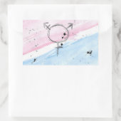 TROS Transgender Pride Flag sticker (Tas)