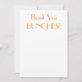 TROSSEN ZONNEBLOEMEN BEDANKKAART (Achterkant)