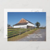 Trostle Barn in Gettysburg PA Briefkaart (Voorkant / Achterkant)