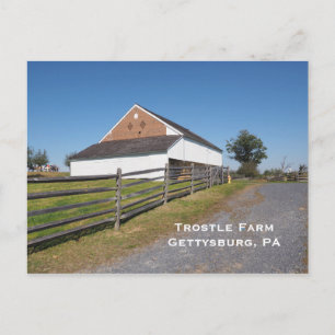 Trostle Barn in Gettysburg PA Briefkaart