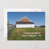Trostle Barn in Gettysburg PA Briefkaart (Voorkant / Achterkant)