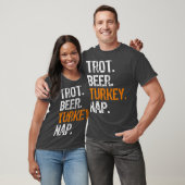 Trot Beer Turkey Nap Thanksgiving T-shirt (Unisex)