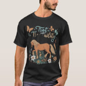 Trot in rust t-shirt (Voorkant)