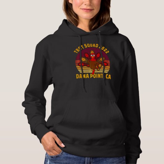 Trot Squad 2022 Dana Point CA Thanksgiving Runner Hoodie (Voorkant)