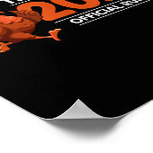 Trot Squad 2025 Funny Turkey Running Poster (Hoek)