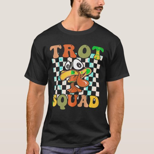 Trot Squad Grappig Turkije Trot Matching Thanksgiv T-shirt (Voorkant)