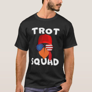 Trot Squad Patriottische Turkije Gezicht Pelgrim K T-shirt