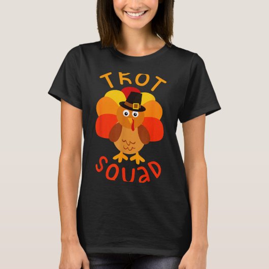 Trot Squad Shirt Men Women Kids Turkey Lgrim Costu (Voorkant)