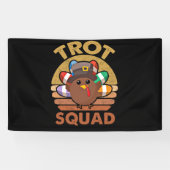 Trot Squad Turkey Pilgrim Costume Spandoek (Horizontaal)