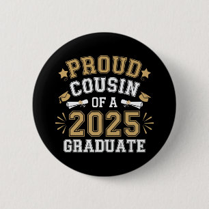 Trote Cousin Van Een Afgestudeerde Familie In 2025 Ronde Button 5,7 Cm