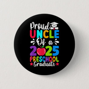 Trote Oom Cl Van Afgestudeerde Preschool Prek 2025 Ronde Button 5,7 Cm
