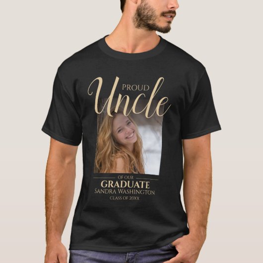 Trote Oom | Foto Afstudeer T-Shirt (Voorkant)