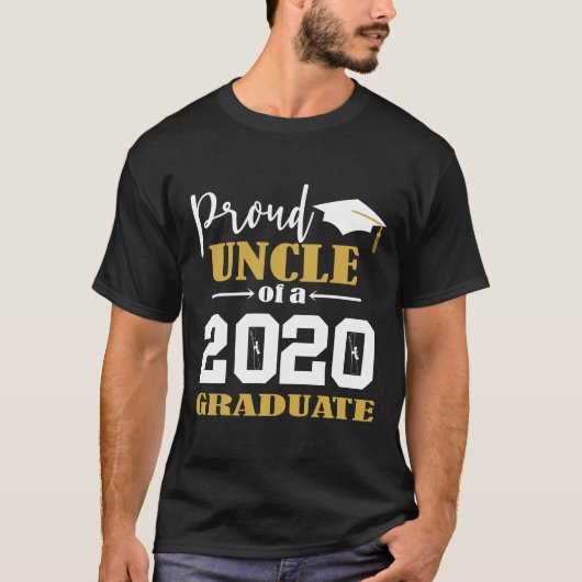 Trote Oom van een Afgestudeerde in 2020 Wit T-shirt (Voorkant)