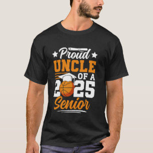 Trote Oom Van Een Afgestudeerde Senior Basketballe T-shirt