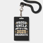 Trote Oom Van Een Afgestudeerde Van De Klas Van 20 Badge (Voorzijde met lanyard)