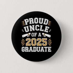 Trote Oom Van Een Afgestudeerde Van De Klas Van 20 Ronde Button 5,7 Cm
