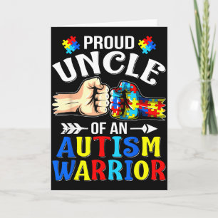 Trote Oom Van Een Autisme Krijger Autisme Bewustzi Kaart