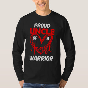 Trote oom van een Hartkrijger CHD-bewustzijn T-shirt