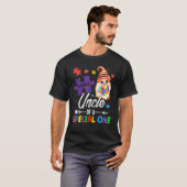 Trote Oom Van Een Speciale Puzzel Dwerg Autisme A T-shirt (Voorkant volledig)