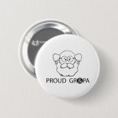 Trote Opa Ronde Button 5,7 Cm (Voorkant /achterkant)