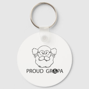 Trote opa sleutelhanger