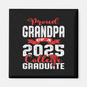 Trote opa van afgestudeerde universiteitsshirt 202 magneet