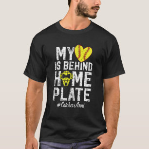 Trote Softbal Catcher Tante van Een Softbal Catche T-shirt