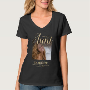 Trote Tante Foto Afstudeer T-Shirt