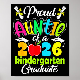 Trote tante van afgestudeerde kleuterschool van 20 poster