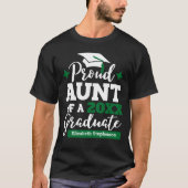 Trote tante van een afgestudeerde in 2023 met zwar t-shirt (Voorkant)