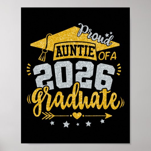 Trote Tante Van Een Afgestudeerde In 2026 Afstudee Poster (Voorkant)