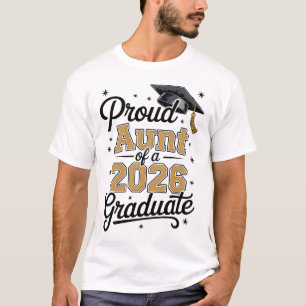 Trote Tante Van Een Afgestudeerde In 2026 Gouden A T-shirt