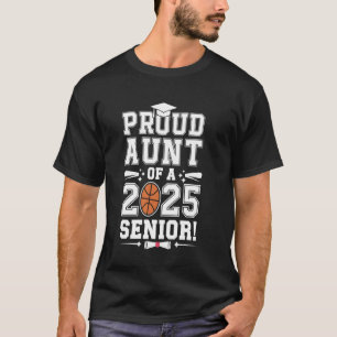 Trote Tante Van Een Afgestudeerde Senior Basketbal T-shirt