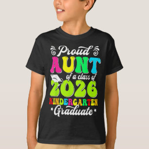 Trote tante van een afgestudeerde senior uit de kl t-shirt